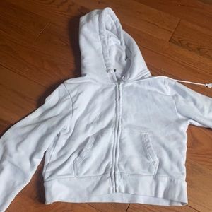 brandy melville cropped zip up